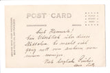 CA, VALLEJO - Bird eye view from the water - RPPC with sign - B06084