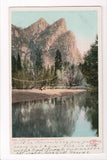 CA, YOSEMITE VALLEY- Three Brothers - Detroit Publishing Co - CP0253