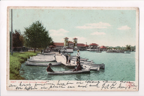 CO, DENVER - City Park, pier, people - B17050
