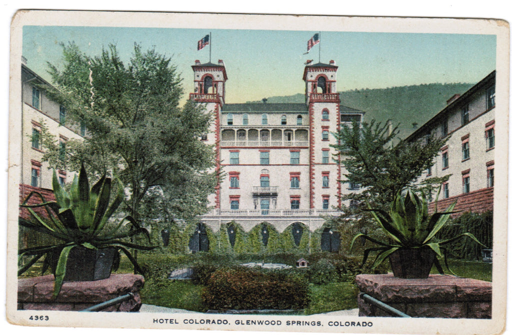 CO, GLENWOOD SPRINGS - Hotel Colorado postcard - SL2526