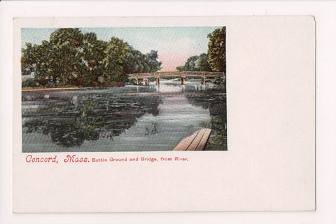 MA, Concord - Battle Ground, Bridge postcard - CP0027