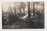 NH, GREENFIELD - Sunset Lake Drive - RPPC postcard - CP0368