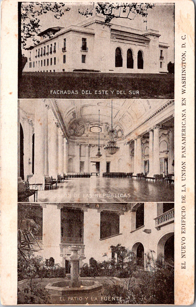 DC, WASHINGTON - Multi view - vintage Tarjeta Postal postcard - CP0485