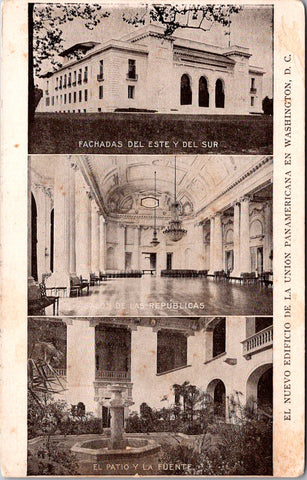 DC, WASHINGTON - Multi view - vintage Tarjeta Postal postcard - CP0485