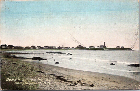 NH, Hampton Beach - Boars Head from Casino, buildings postcard - CR0065