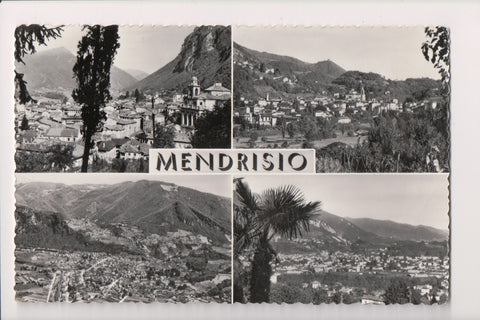 Foreign postcard - MENDRISIO, Switzerland multi view RPPC - CR0494