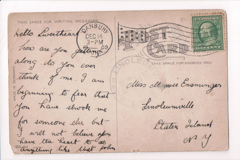 pm FLAG KILLER - CT, Danbury - 1909 cancel - B17170c