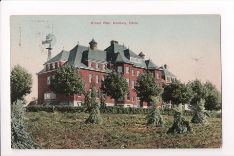 CT, Danbury - Broad View building, windmill - not a postcard - D05373