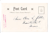 CT, Danbury - Main Street  - Dunham Press postcard - S01395