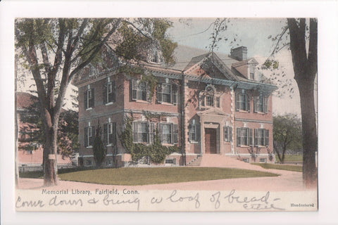 CT, Fairfield - Memorial Library - H H Jackson - A10024