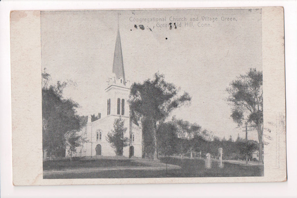CT, GREENFIELD HILL - Congregational Church (original SOLD) A10017