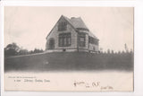 CT, Groton - Library on hill, Rotograph postcard - A12073