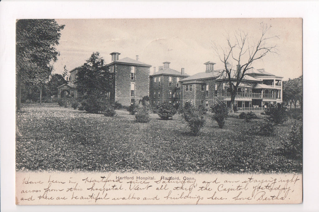 CT, Hartford - Hartford Hospital postcard - w04908
