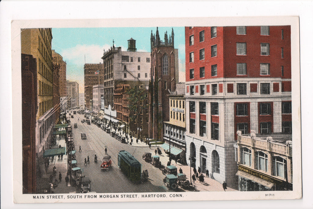 CT, HARTFORD - Main St, from Morgan St (original SOLD) - S01764