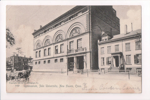 CT, NEW HAVEN - Yale University, Gymnasium postcard - J04184