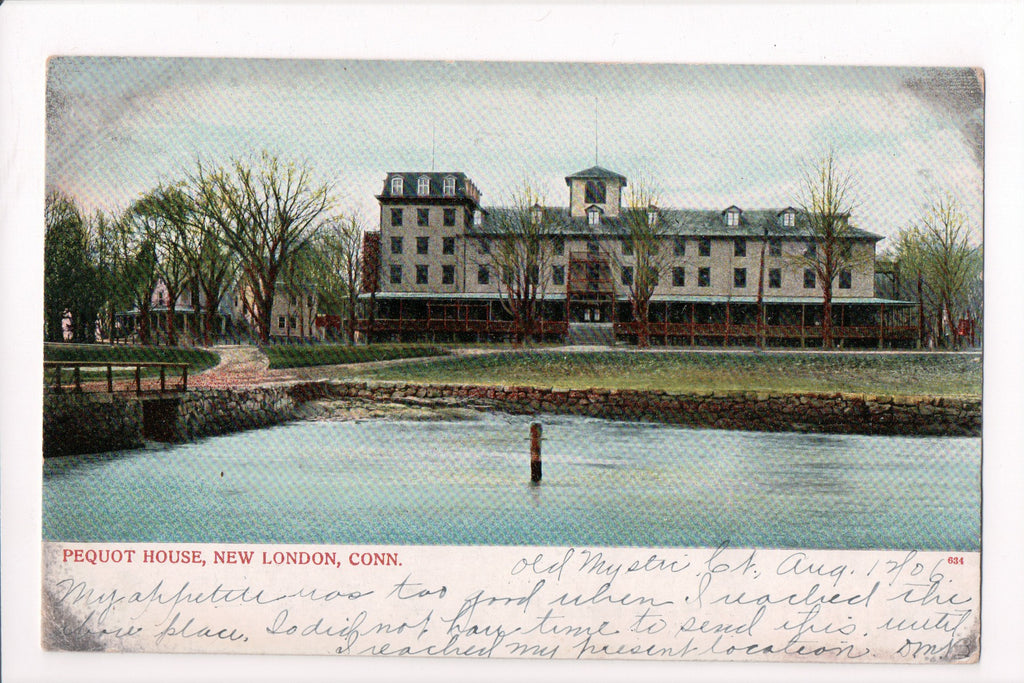 CT, NEW LONDON - Pequot House postcard - H03038