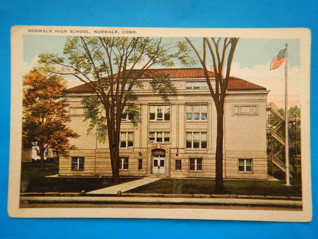 CT, Norwalk - Norwalk High School - A Kleban and Sons card - A07194