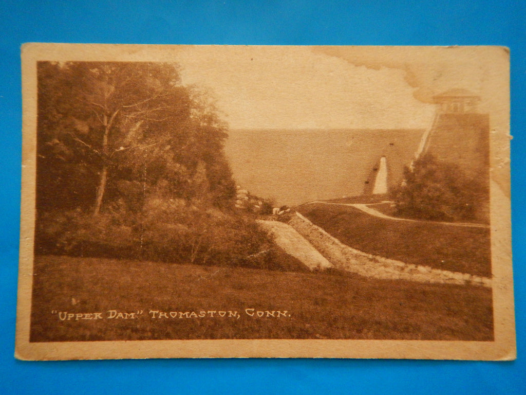 CT, Thomaston - Upper Dam - G A Lemmon postcard - H15092