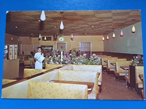 Canada - Antigonish, NS - Wongs Restaurant interior postcard - C-0089