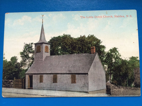 Canada - Halifax, NS - Little Dutch Church postcard - G06049