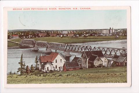 Canada - Moncton, NB - Bridge over Petitcodiac River closeup - w00133