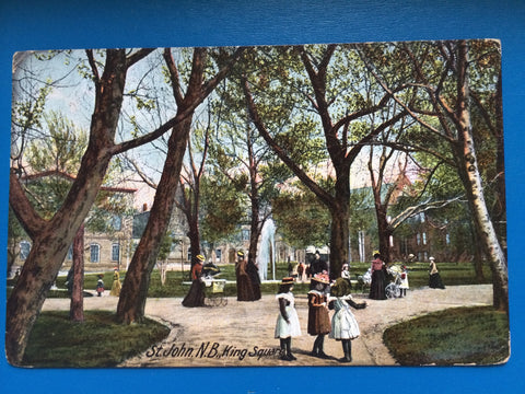 Canada - ST JOHN, NB - King Square Park scene - D05216