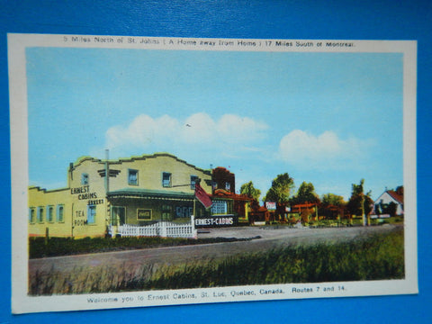 Canada - St Luc, QC - Ernest Cabins (CARD SOLD, email copy only) - R00683