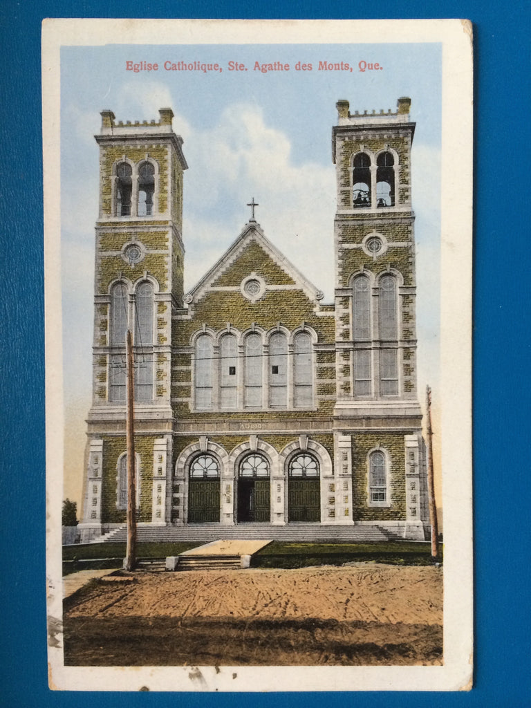Canada - Ste Agathe des Monts, QC - Catholic (CARD SOLD, email copy only) - B11401