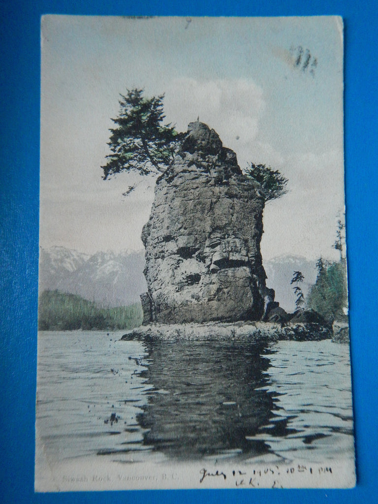 Canada - Vancouver, BC - Siwash Rock closeup - H15104