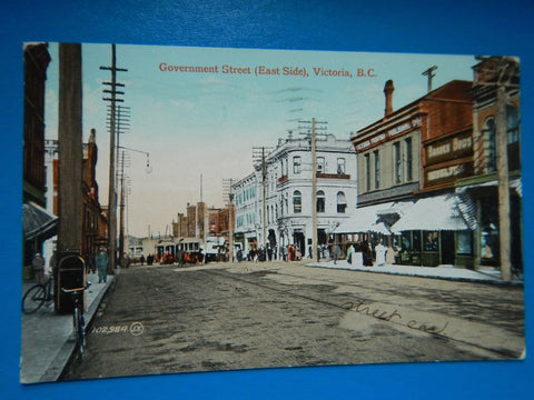 Canada - VICTORIA, BC - Government Street, Barber Bros - K04160