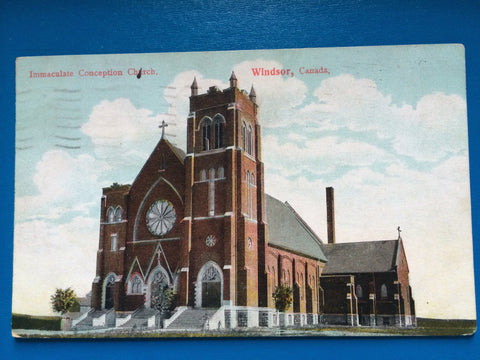 Canada - Windsor, ON - Immaculate Conception Church postcard H15097