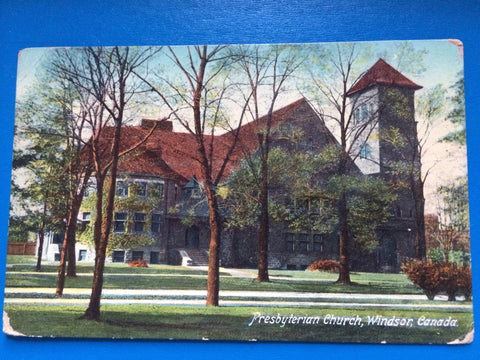 Canada - Windsor, ON - Presbyterian Church postcard - H15098