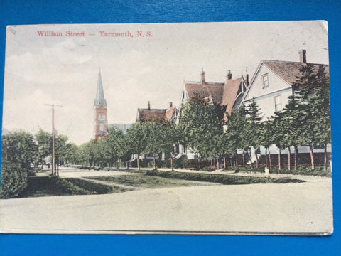 Canada - Yarmouth, NS - William Street postcard - R00508