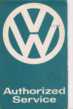 Car Postcard - VW Authorized Service card, @1963 Framingham, MA - 505105