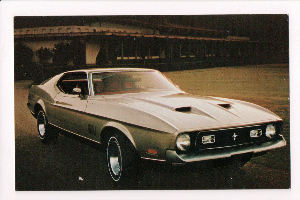Car Postcard - Mustang Mach I (1971) - Ford - 800904