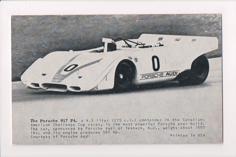 Car Exhibit Card - 917 PA (Porsche Audi) - Porsche, race car - B05260