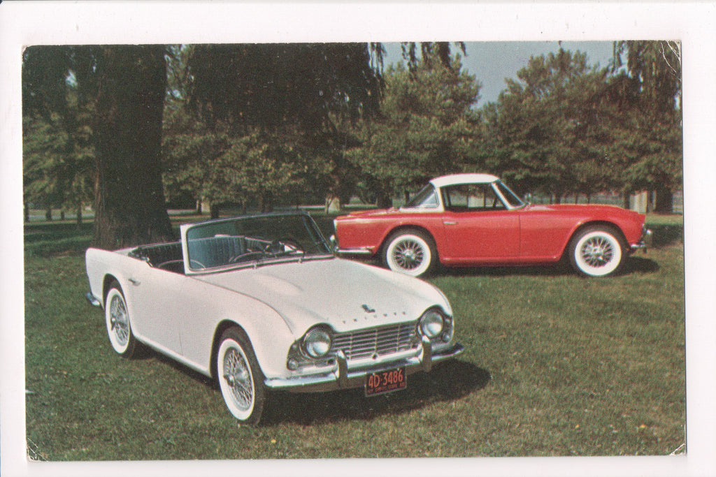 Car Postcard - TR-4 - Triumph - B06504