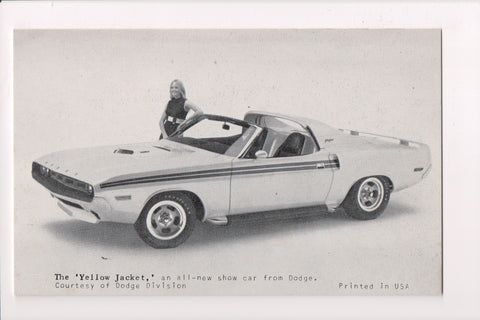 Car Exhibit Card - YELLOW JACKET - Dodge Convertible - MB0095