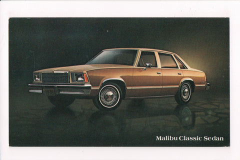 Car Postcard - MALIBU CLASSIC SEDAN (1978) - Chevrolet - VT0264