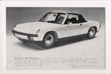 Car Exhibit card - 914 ROADSTER - Porsche Audi - sw0039