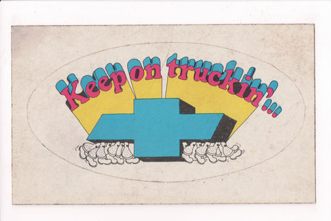 Car Window Decal Sticker - vintage Mactac - Ford Keep on Truckin - sw0050