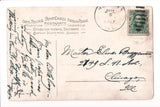 Animal - Cat or cats postcard - kitten ON THE ALERT - @1907 - SL2644