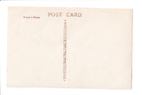 Animal - Cat or cats postcard - Young cat - birthday box of flowers - RPPC - VA0