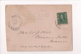 Cyanotype Real Photo Postcard of a family grouping - @1906 RPPC - Q-0169
