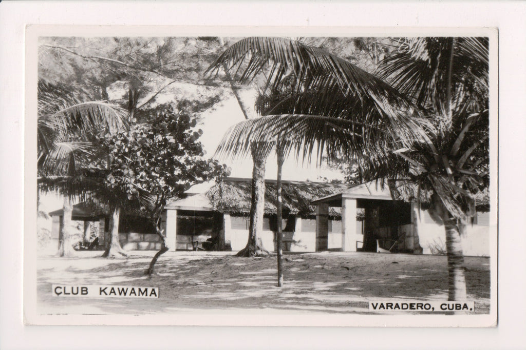 Foreign postcard - VARADERO, Cuba - Club Kawama RPPC - D05359