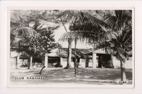 Foreign postcard - VARADERO, Cuba - Club Kawama RPPC - D05359