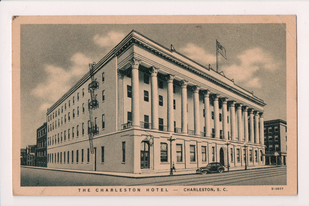 SC, CHARLESTON - Charleston Hotel postcard - D05538