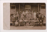 PA, WILSON - Rearichs 1908 class pix - N Greasey, Teacher RPPC - D06130