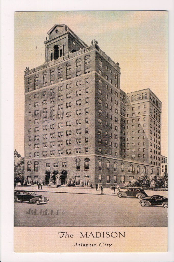 NJ, ATLANTIC CITY - Madison Hotel postcard - D06216