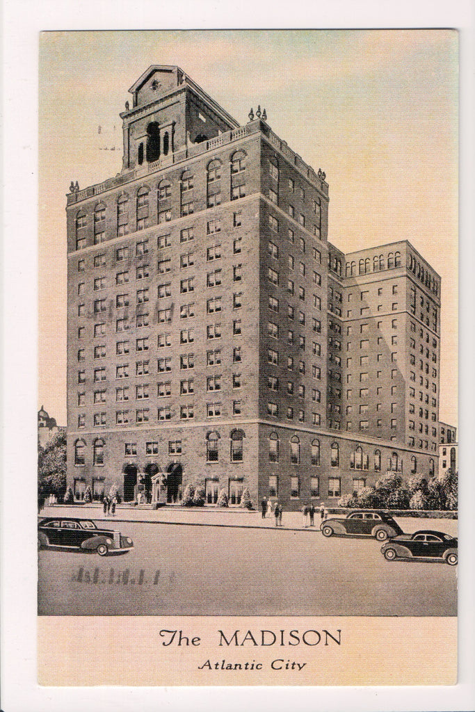 NJ, Atlantic City - Madison Hotel postcard - D06216